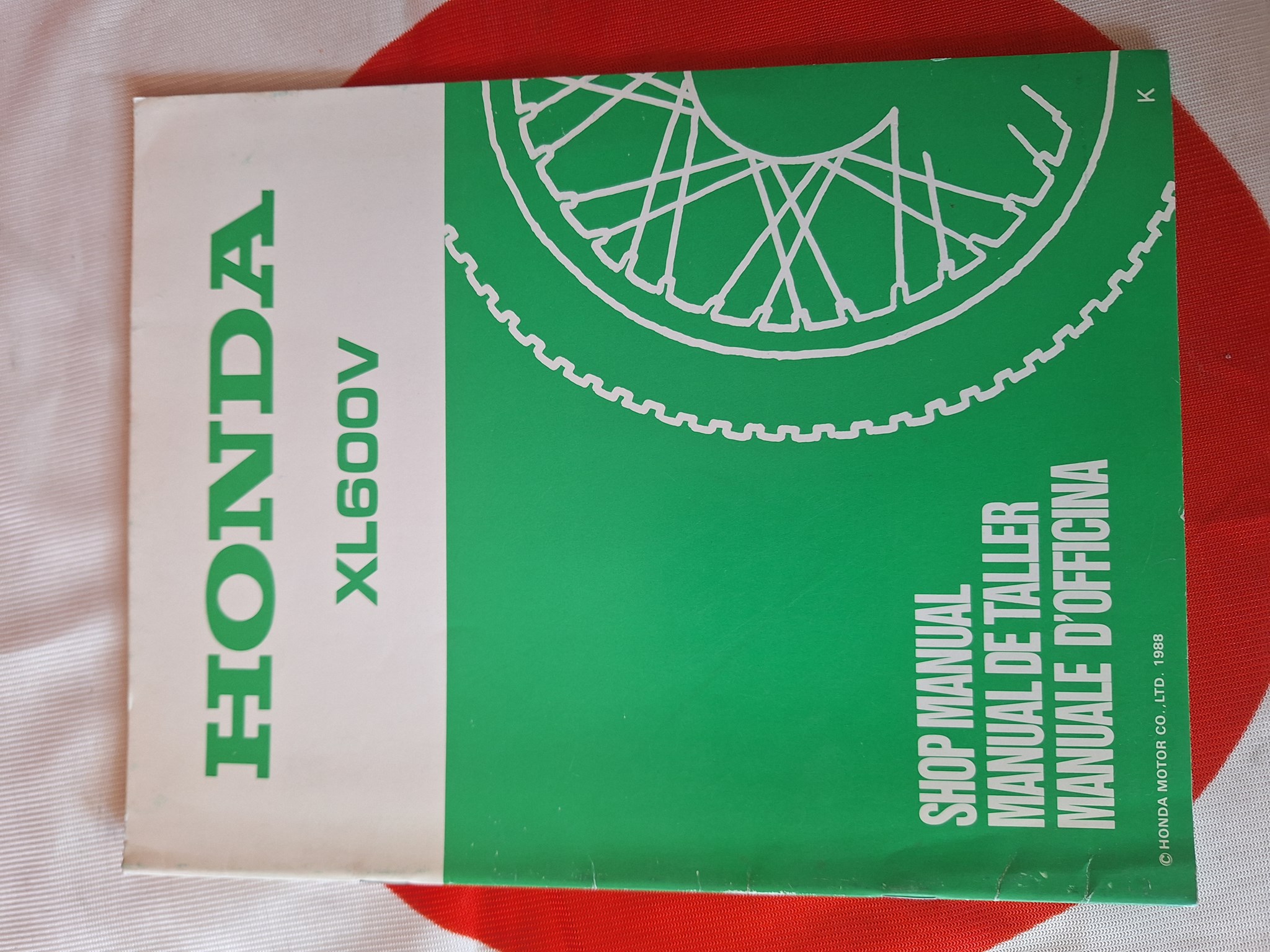 Picture of Werkstatthandbuch Nachtrag Honda  XL600V